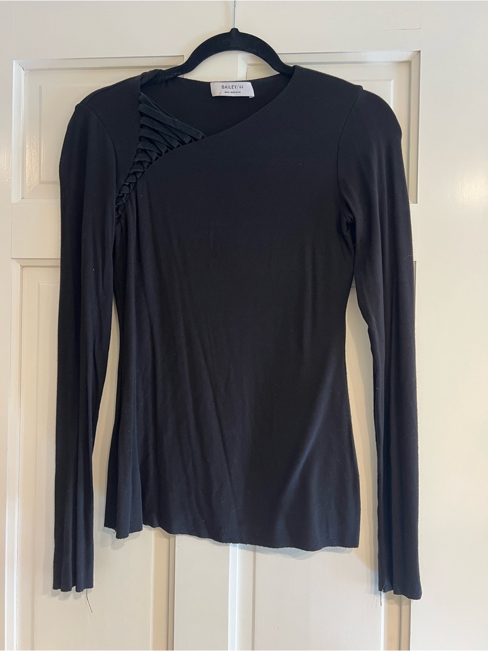 Bailey 44 Lace Up Shoulder Long Sleeve